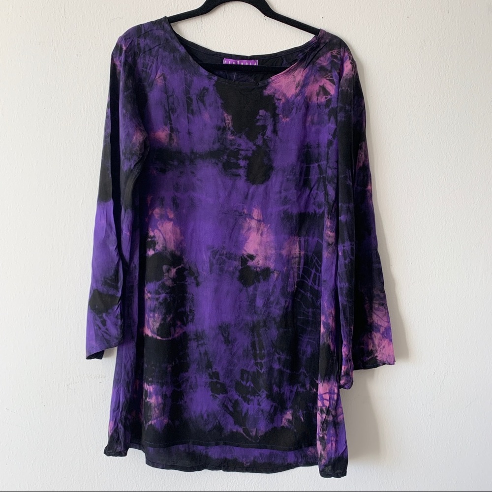 Unique Tie Dye Mini Dress
